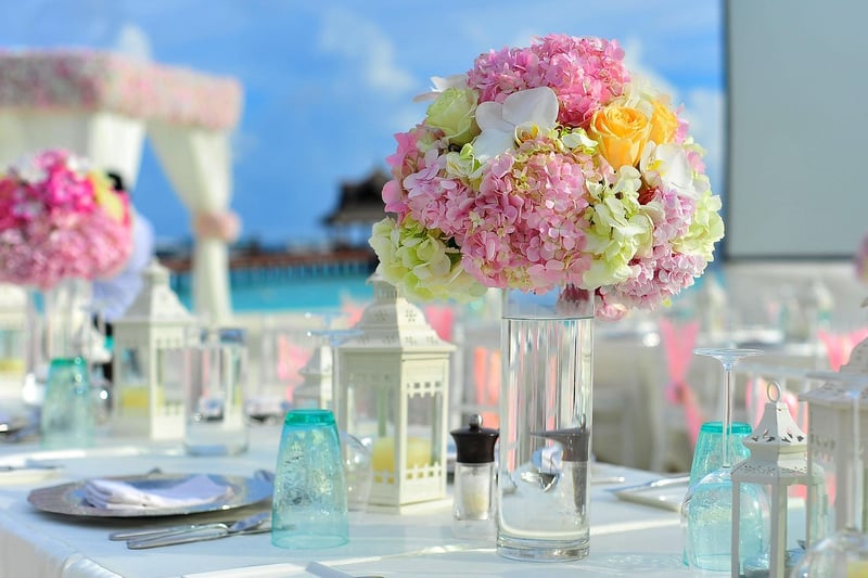 Stardust Table Centerpieces